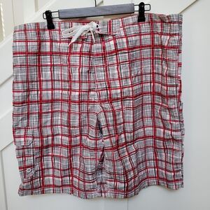 Plaid swim shorts XL